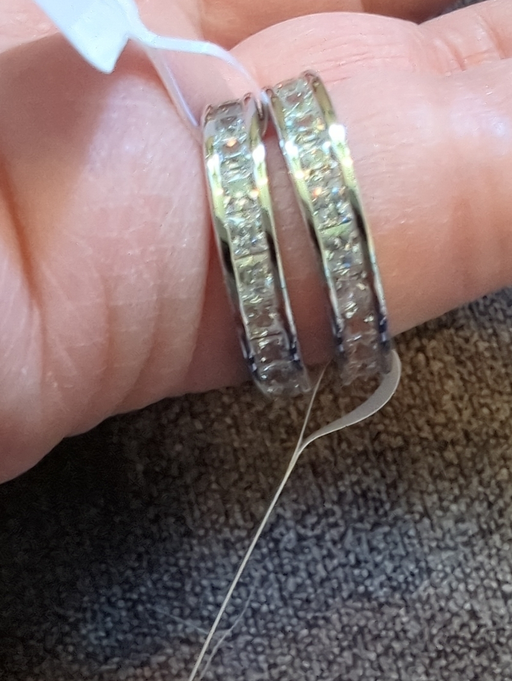 Bella lucer Eternity Band Set Silver